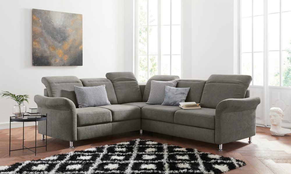 sit&more Ecksofa, inklusive Federkern, wahlweise mit Kopfteilverstellung, Bettfunktion und Schubladenstauraum