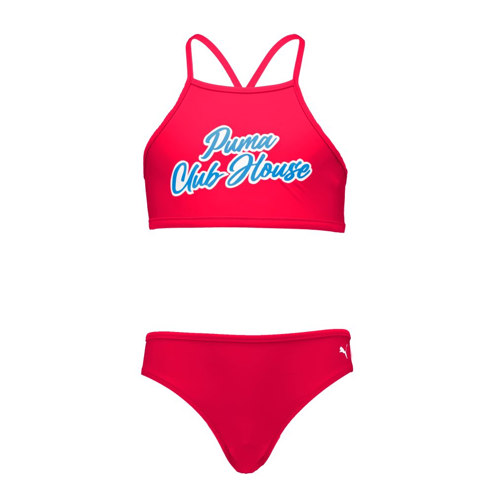 PUMA Bandeau-Bikini 2 Stk. mit Hingucker-Slogan
