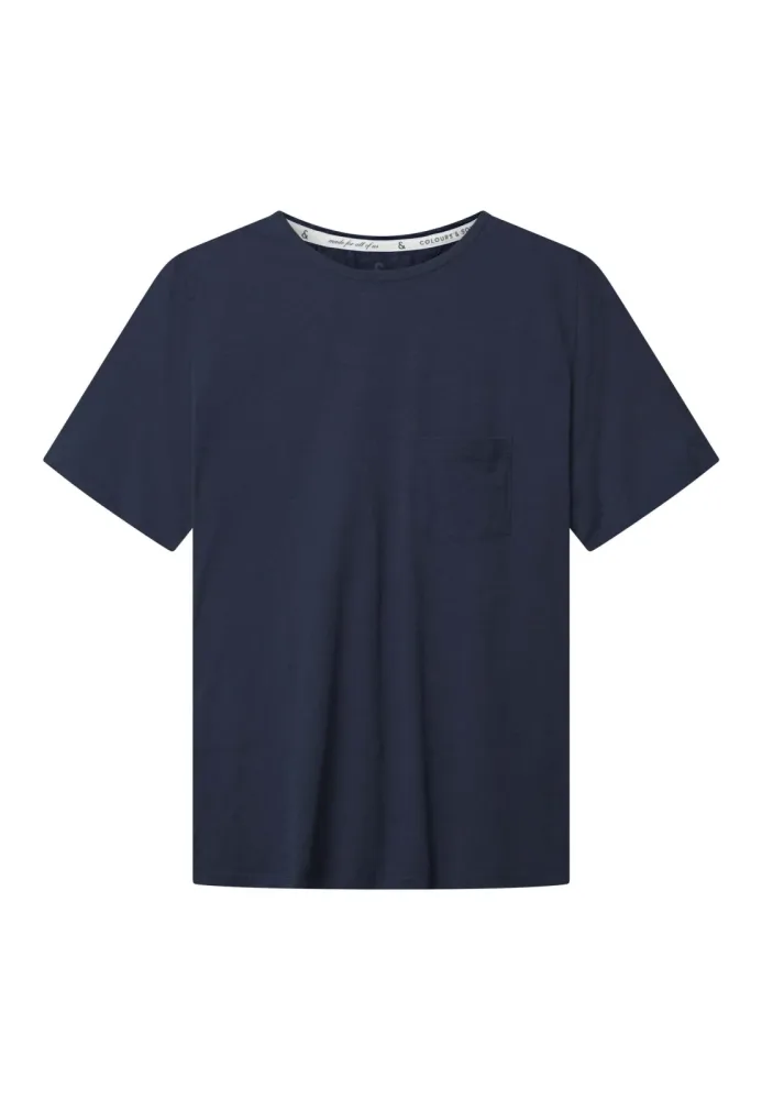 Colours & Sons - T-Shirts Slub, für Herren, Marine, Größe M