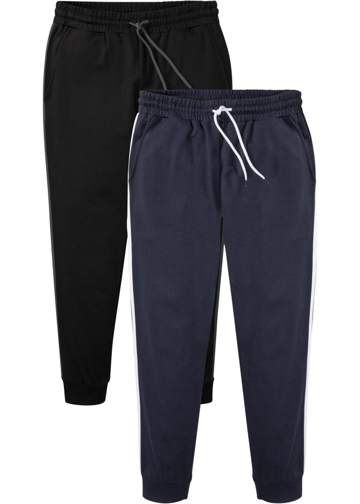 bonprix Jogginghose mit weichem Innenmaterial, mit seitlichen Kontraststreifen