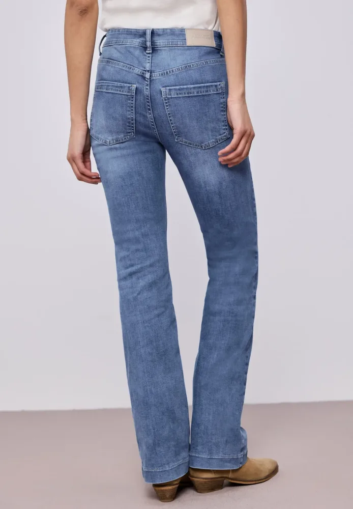 STREET ONE Bootcut-Jeans 