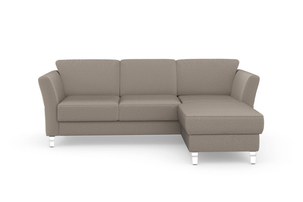 sit&more Ecksofa »Visby V«, wahlweise mit Bettfunktion und Bettkasten, frei im Raum stellbar, mit Federkern, auch erhältlich in dem besonders leicht mit Wasser zu reinigendem 