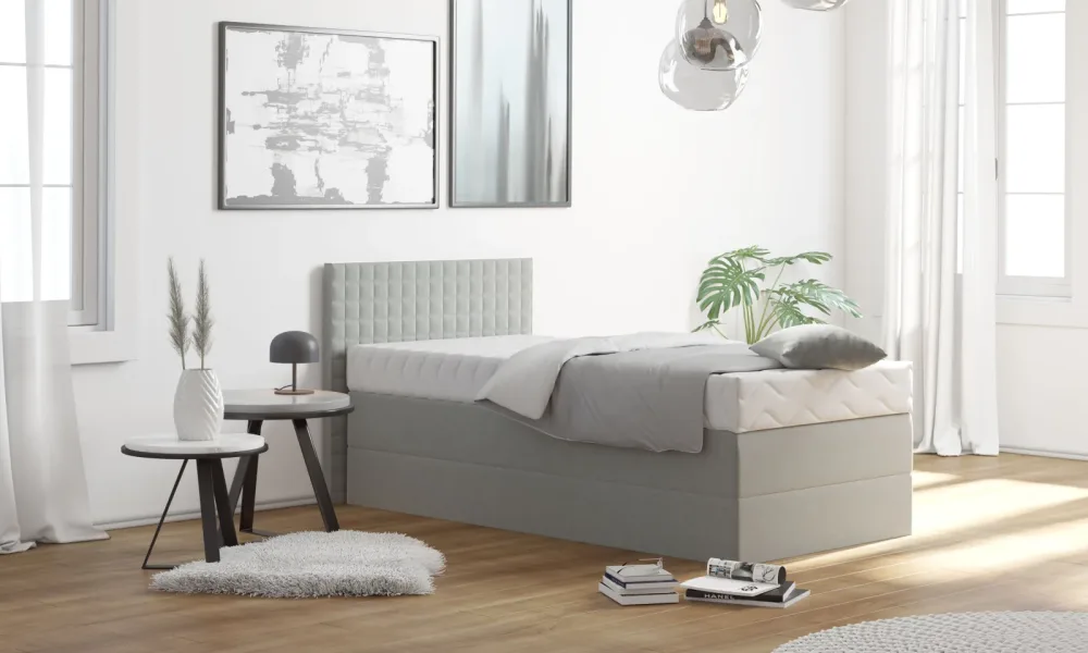 Westfalia Schlafkomfort Boxspringbett mit Zierkissen, wahlweise mit Topper