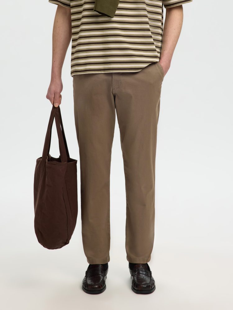Selected - Chinohose, Slim Fit, für Herren, Light Beige, Größe W31/L32