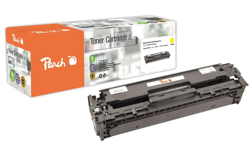 Peach - Toner Canon Crg-718y Yellow, One Size