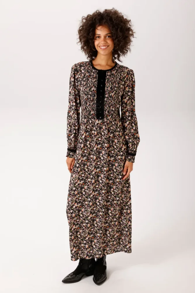Aniston CASUAL Maxikleid mit bunten Blümchen bedruckt - NEUE KOLLEKTION
