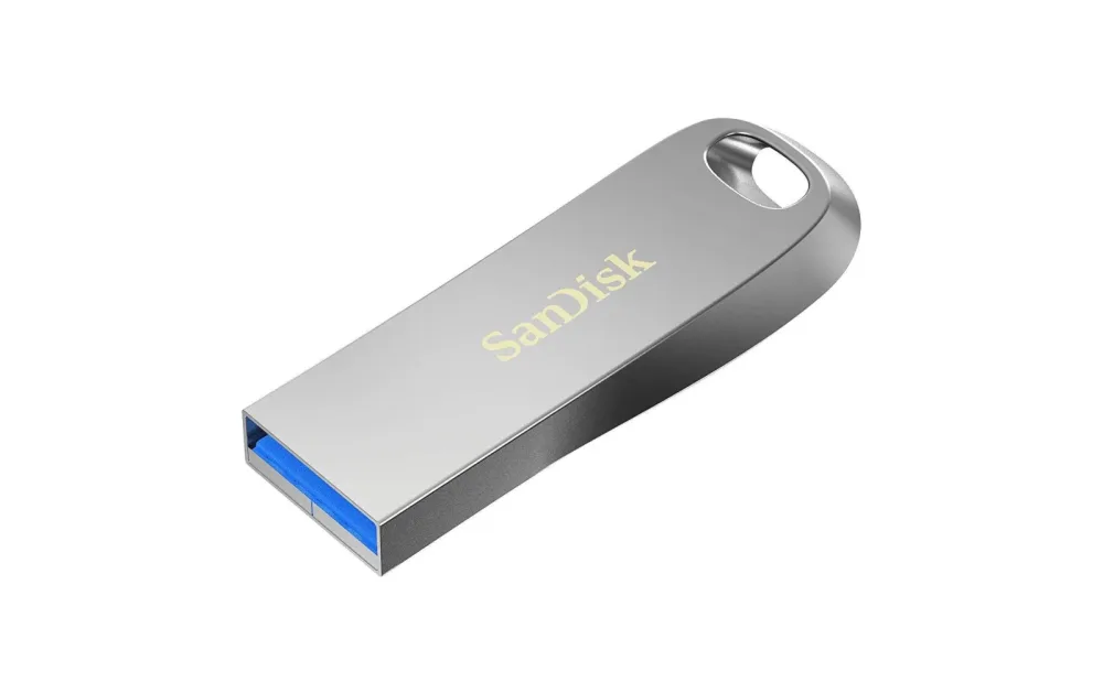 SanDisk -  USB Flash Ultra Luxe 256GB SDCZ73256 USB 3.1, Silber, 256 GB
