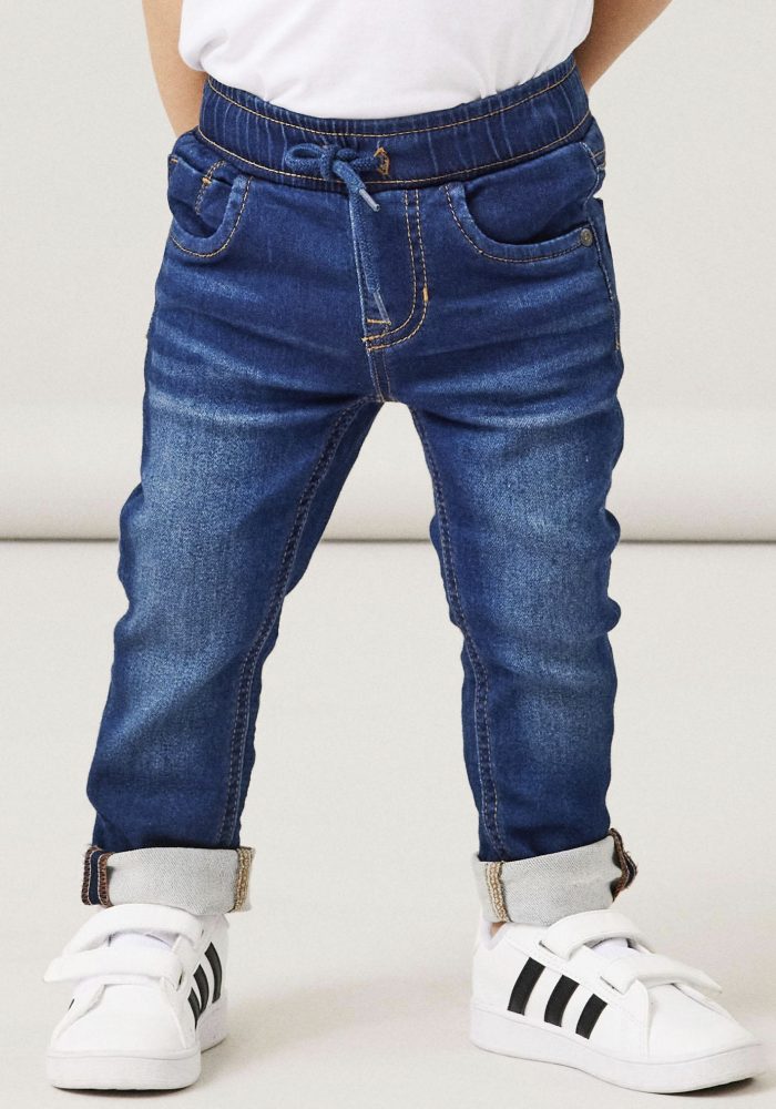 name it Sweatjeans Nmmryan Dark Blue Denim
