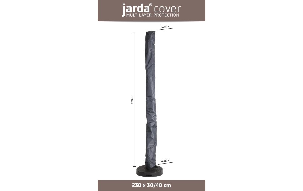 Jarda Sonnenschirm-Schutzhülle inkl. Fiberglas-Stange