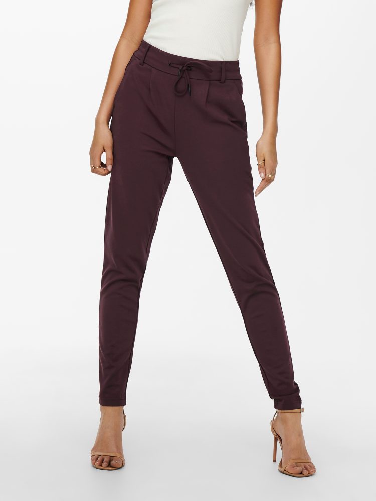 Only - Hose, für Damen, Bordeaux, Größe S