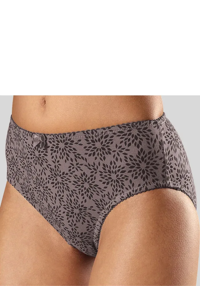 Nuance by Lascana Slip hoch geschnittener Slip aus Baumwolle
