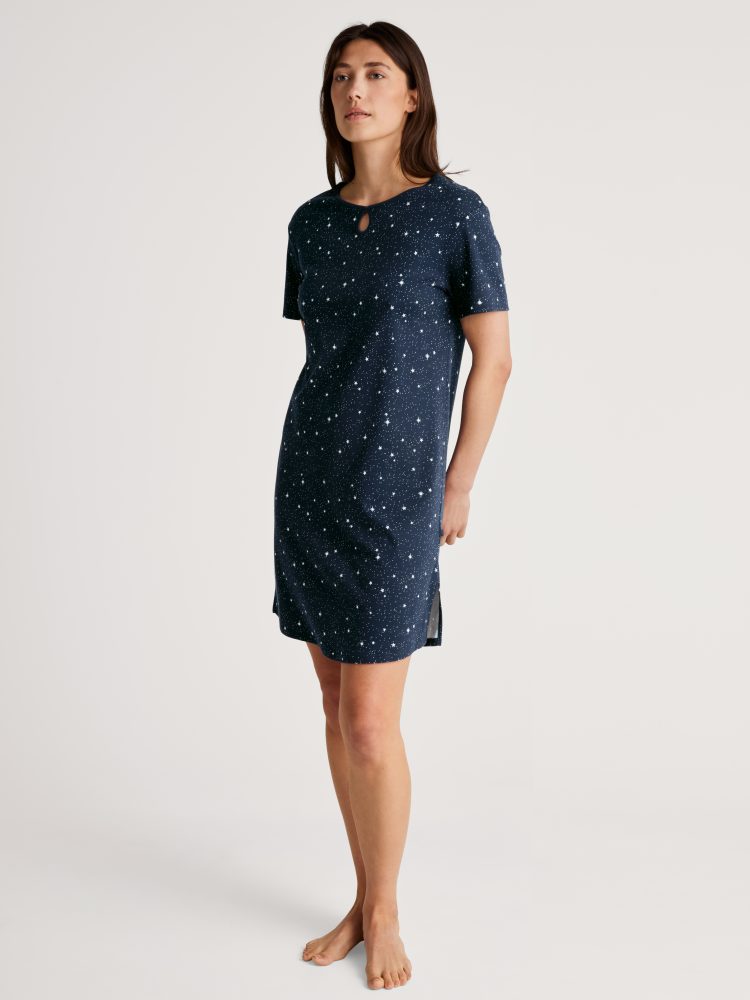 Calida - Nachthemd, für Damen, Dunkelblau, Größe S