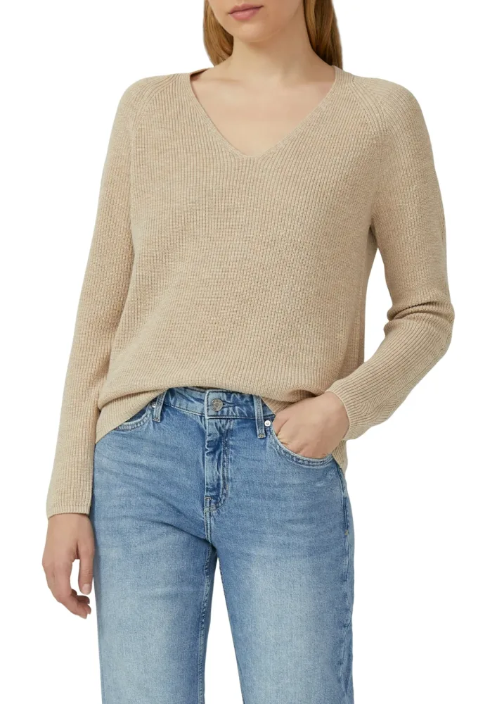 s.Oliver Strickpullover mit V-Ausschnitt