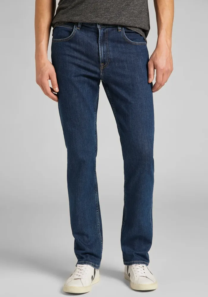 Lee - Jeans Straight Leg Brooklyn, für Herren, Blau Denim, Größe W33/L32