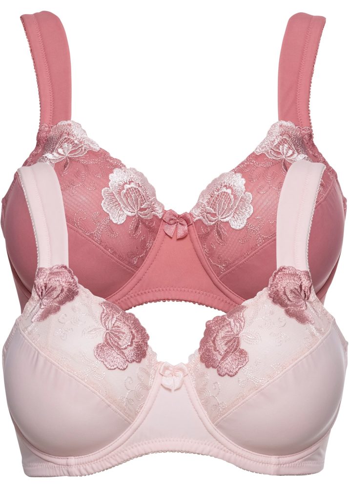 bonprix Minimizer-BH mit gepolsterten Trägern (2er Pack)rosa 80Damen