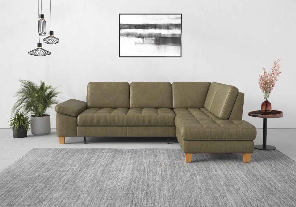 sit&more Ecksofa, mit Ottomane, mit oder ohne Bettfunktion, Bettkasten, Verstellung