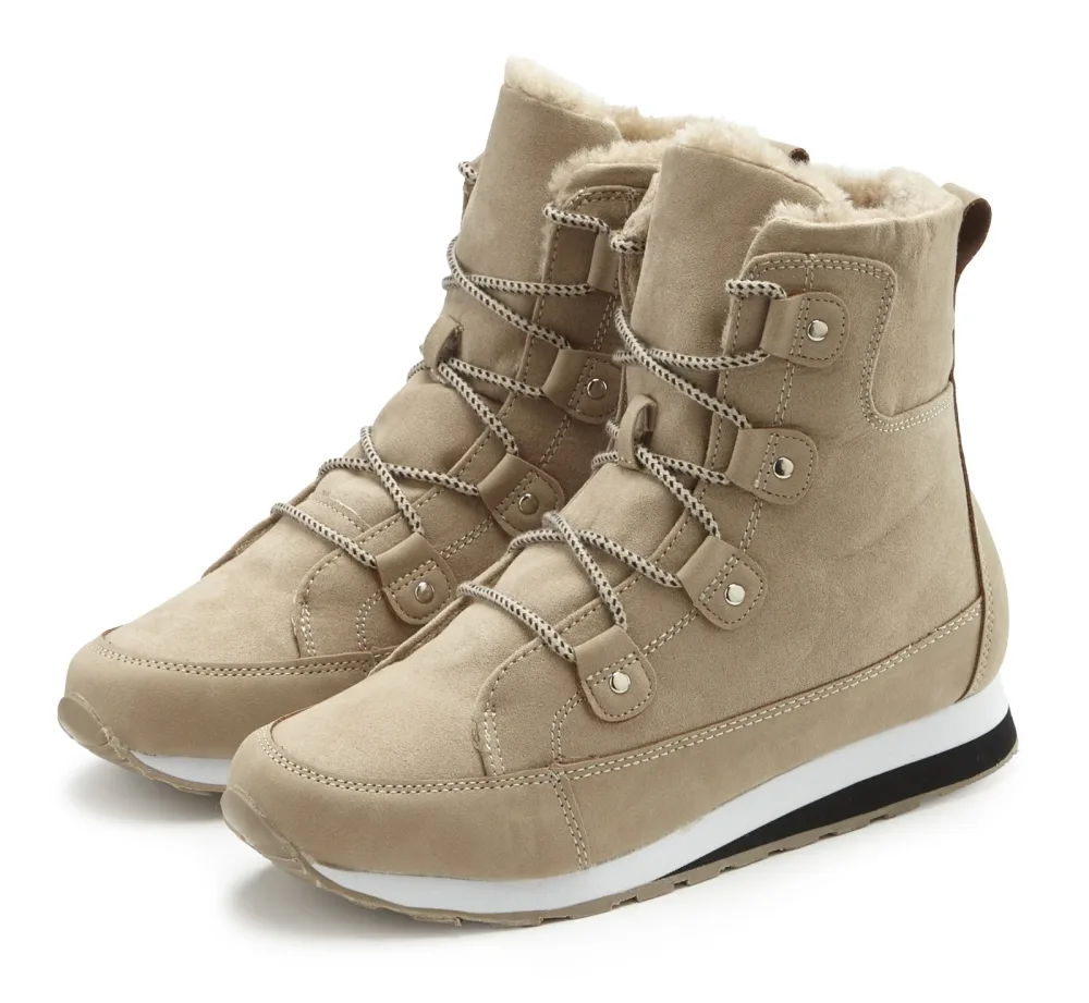 Vivance Stiefelette mit Warmfutter, Winterstiefel, Stiefel, Boots VEGAN