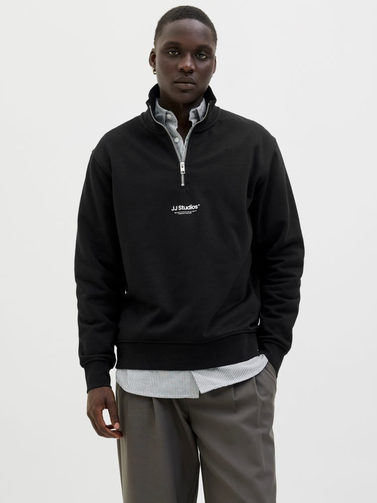 Jack & Jones - Sweatcardigan, für Herren, Black, Größe S