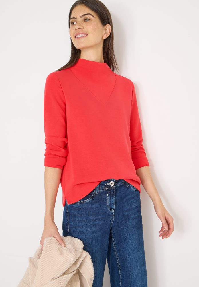 Cecil Stehkragenpullover mit grossem Kragen