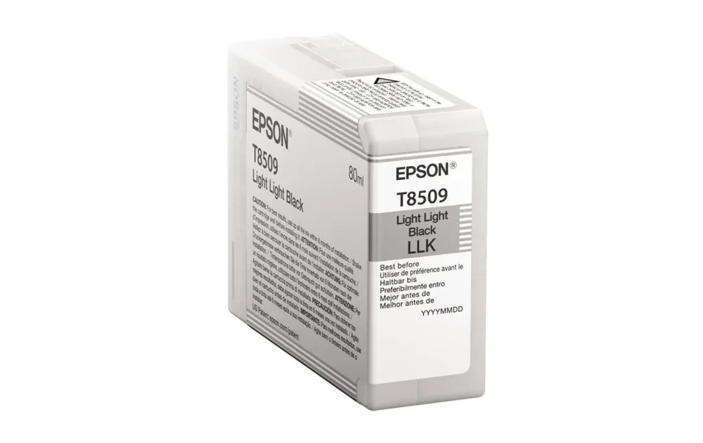 EPSON Tintenpatrone light li.schwarz T850900 SureColor SC-P800 80ml