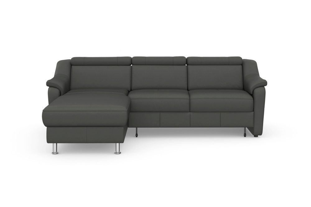 sit&more Ecksofa »Freetown«, inklusive Kopfteilverstellung und komfortablem Federkern, wahlweise mit Bettfunktion und Bettkasten