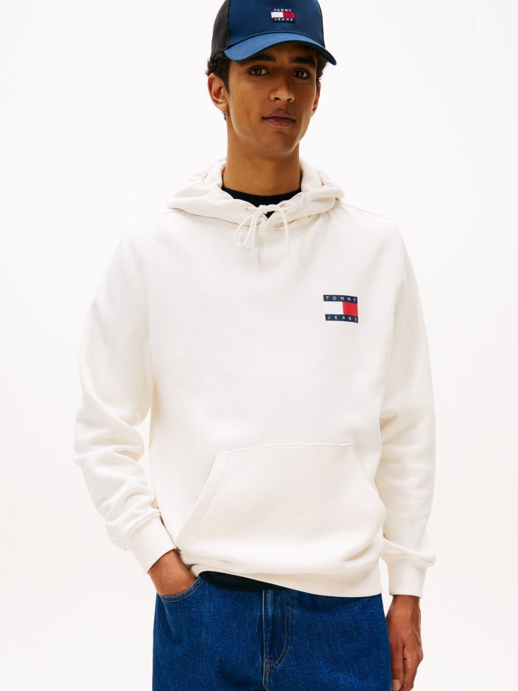 Tommy Jeans - Hoodie, für Herren, Creme, Größe M