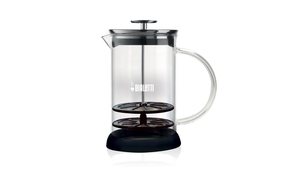 Bialetti - Milchschäumer, 330 ml, Transparent