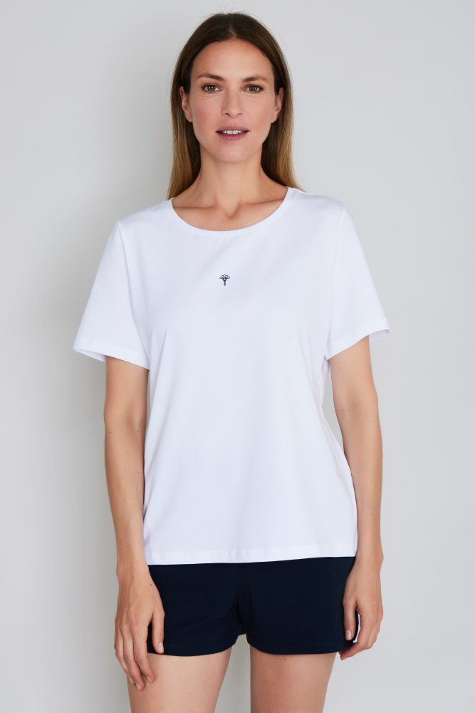 JOOP! - T-Shirt  1er Pack Bequem sitzend-Cosy, für Damen, Weiss, Größe M