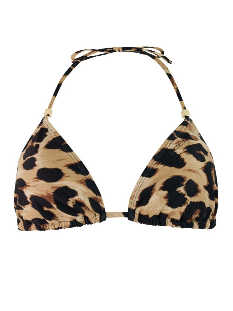 PROTEST - Bikini Top MIXAles, für Damen, Braun Bunt, Größe XL