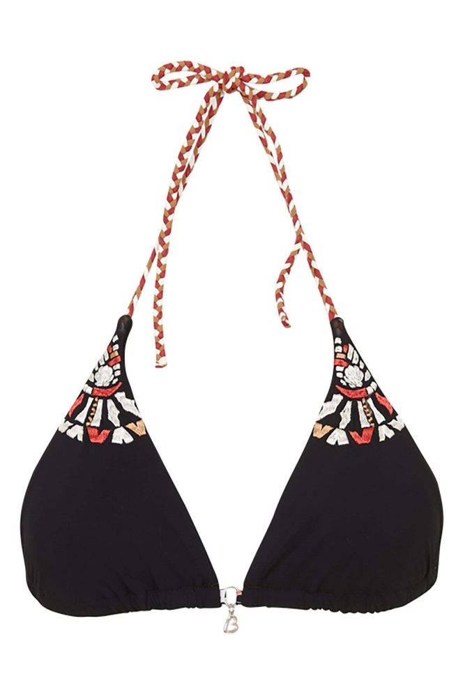 Bikini-top Crico-tomales Unisex Schwarz L