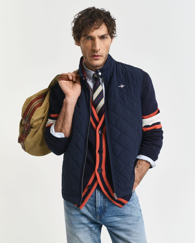 Gant - Gilet, für Herren, Marine, Größe XL