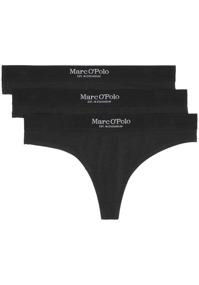 Marc O'Polo - String, für Damen, Schwarz, Größe M