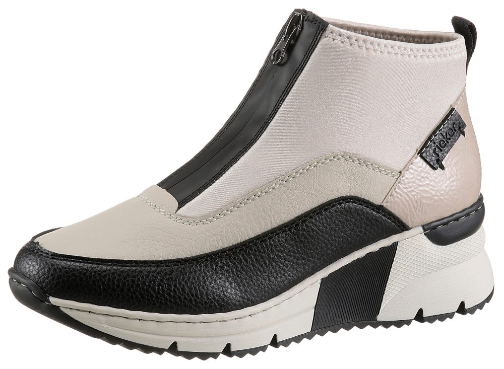 Rieker Schlupfboots, mit Zier-Reissverschluss
