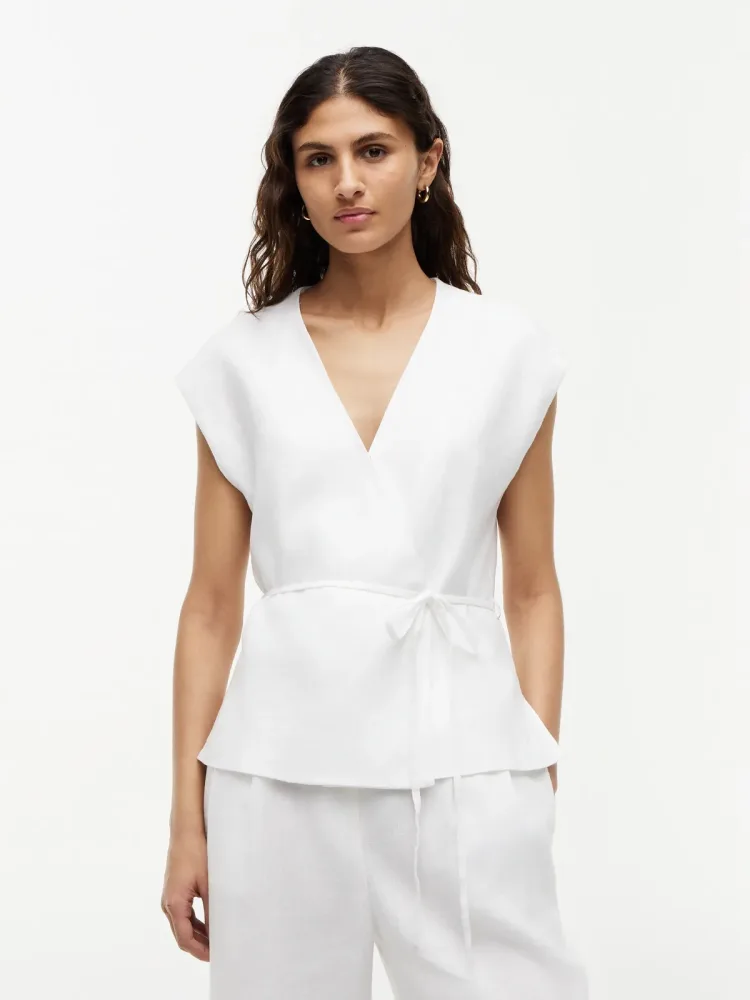 Tommy Hilfiger - Gilet, für Damen, Weiss, Größe 36