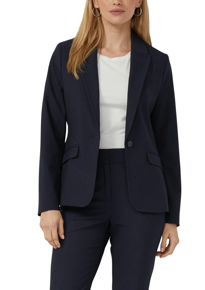 S. Oliver Black Label - Blazer, für Damen, Blau, Größe 42