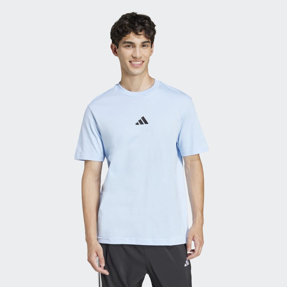 adidas - T-Shirt, für Herren, Blau, Größe S