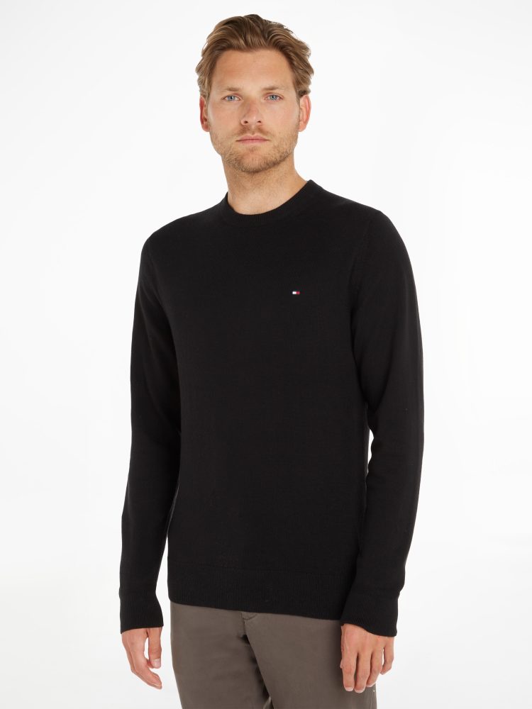 Tommy Hilfiger - Cashmere Pullover, für Herren, Black, Größe XL