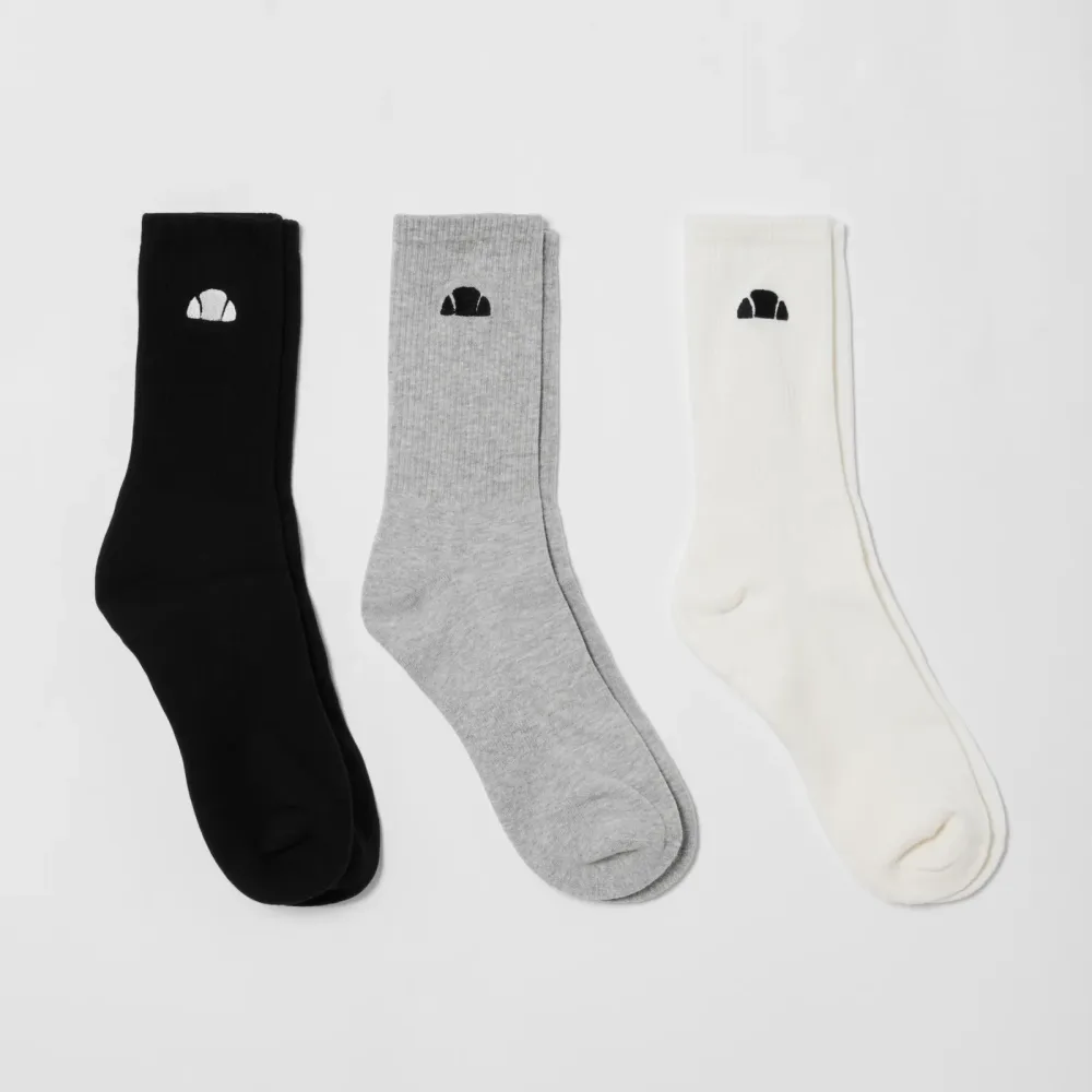 Ellesse - Socken  3er Pack Bequem sitzend-ALACRE Crew Socks, für Damen, Mediumgrau, Größe 37-41