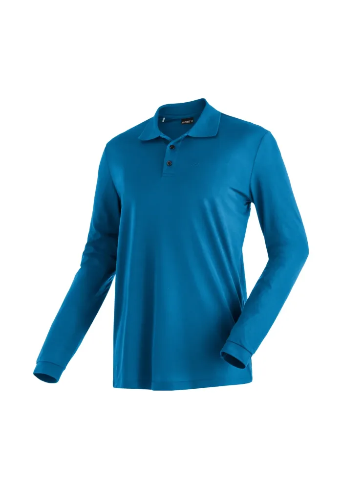 Maier Sports Langarm-Poloshirt 