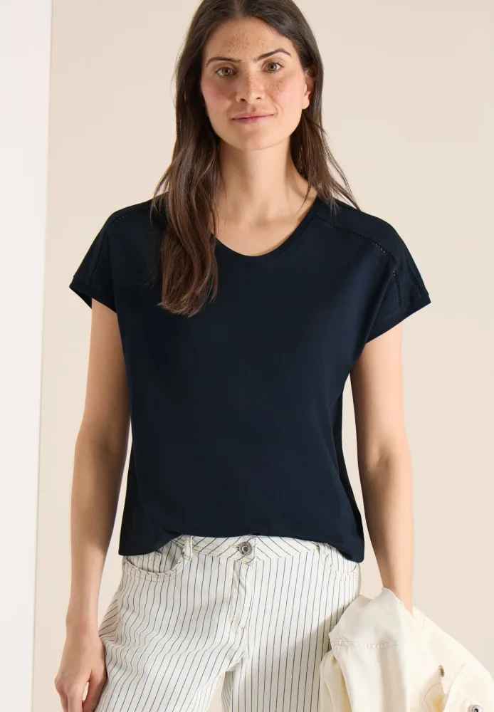 Cecil T-Shirt mit elastischem Bund