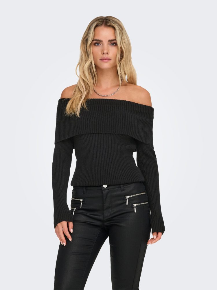 Only - Pullover, für Damen, Black, Größe S