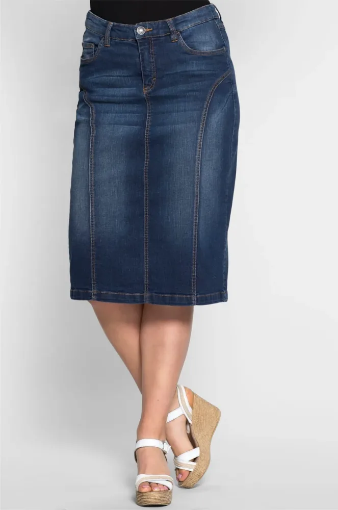 Sheego Jeansrock