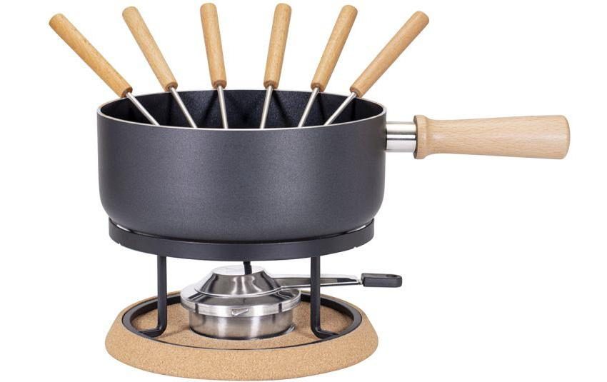 Kadastar - Käsefondue-Set, 22cm, Black
