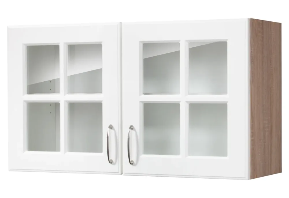 wiho Küchen Glashängeschrank 
