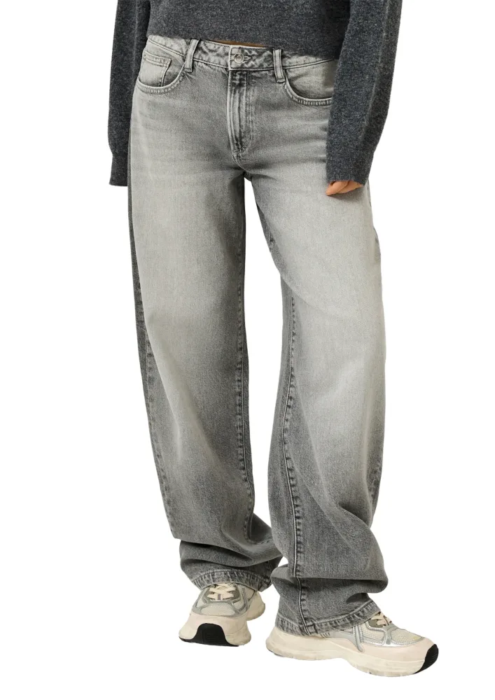 QS 5-Pocket-Hose Barrel Leg Jeans mit Stretch