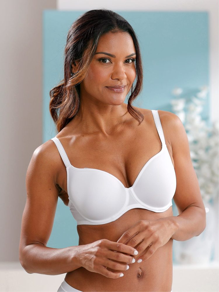 Joan - Schalen Bh Mit Spacer Cup Unisex Weiss F/75