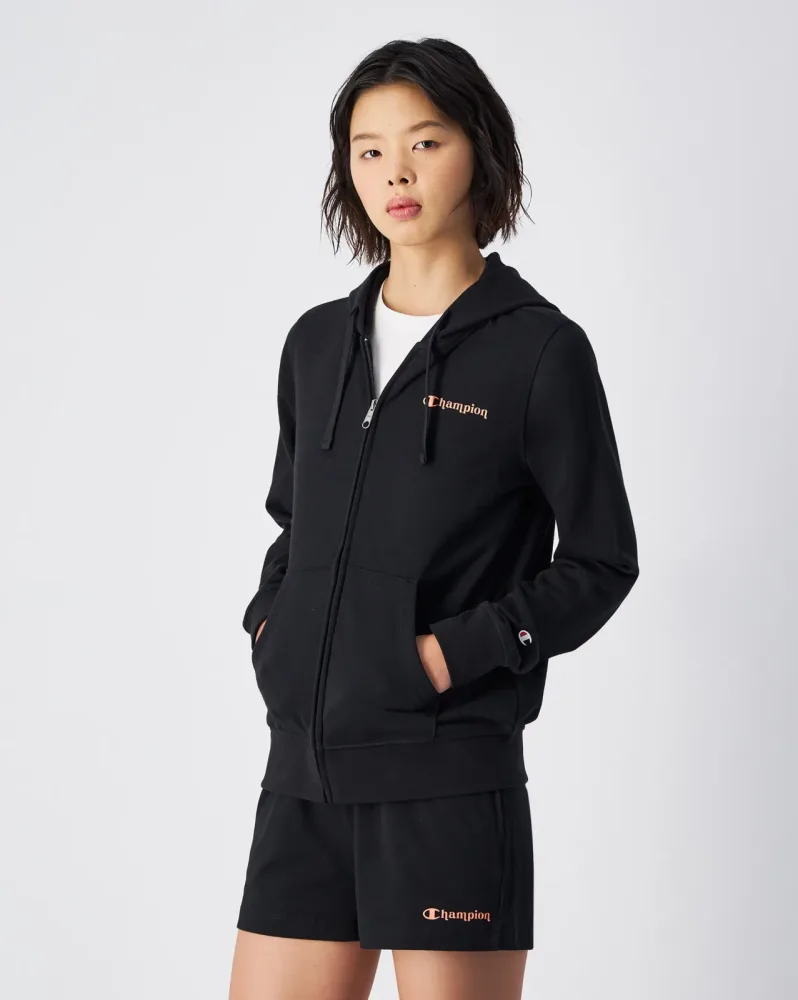 Champion Kapuzensweatshirt, aus Baumwolle und Polyester, erhältlich in den Grössen XS bis XL
