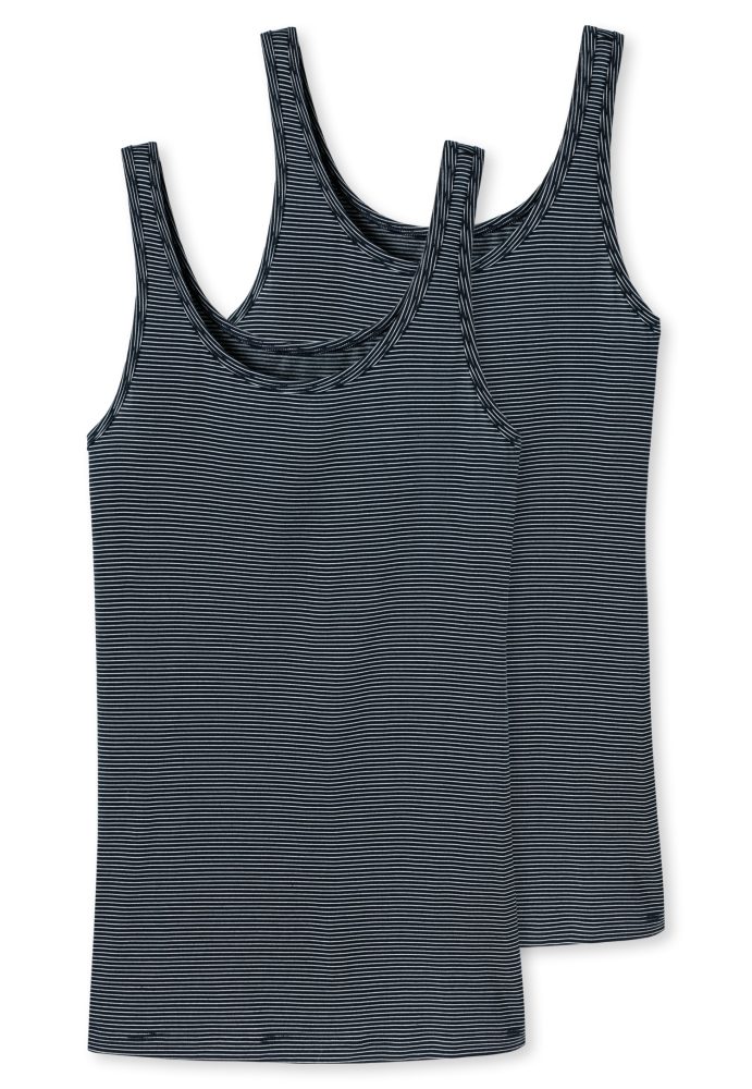 Schiesser - Modal Essential Trägertop, für Damen, Marine, Größe 40
