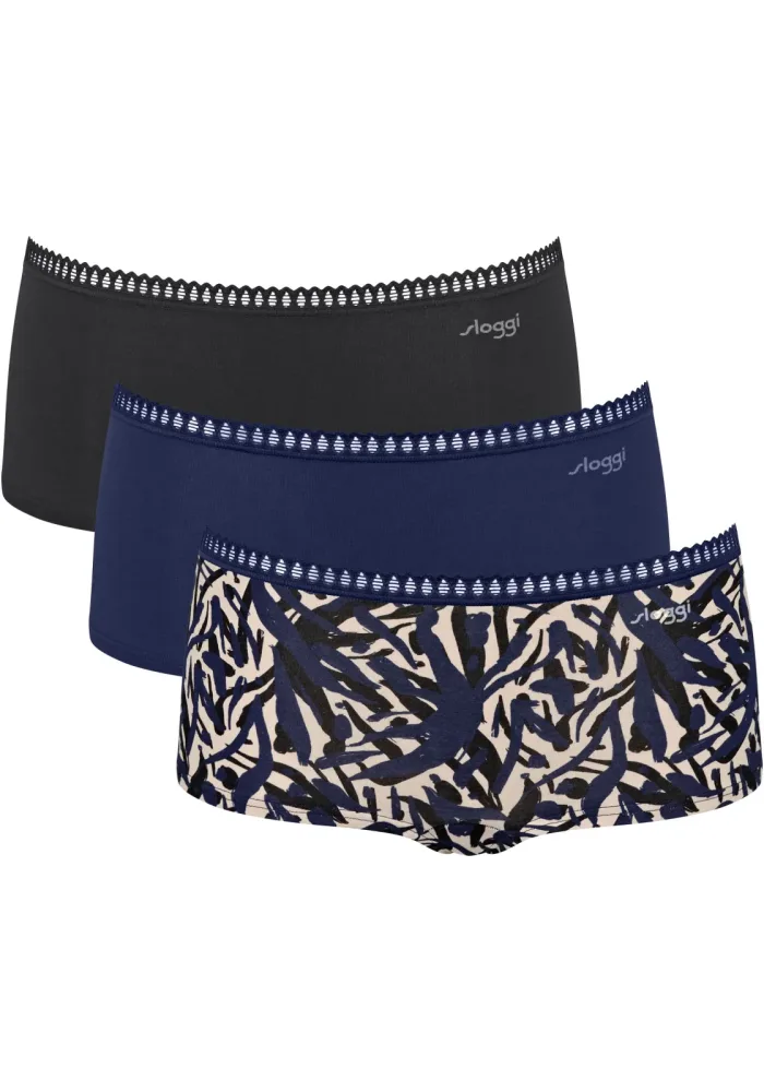 Sloggi - GO Crush Short, für Damen, Schwarz, Größe XXL