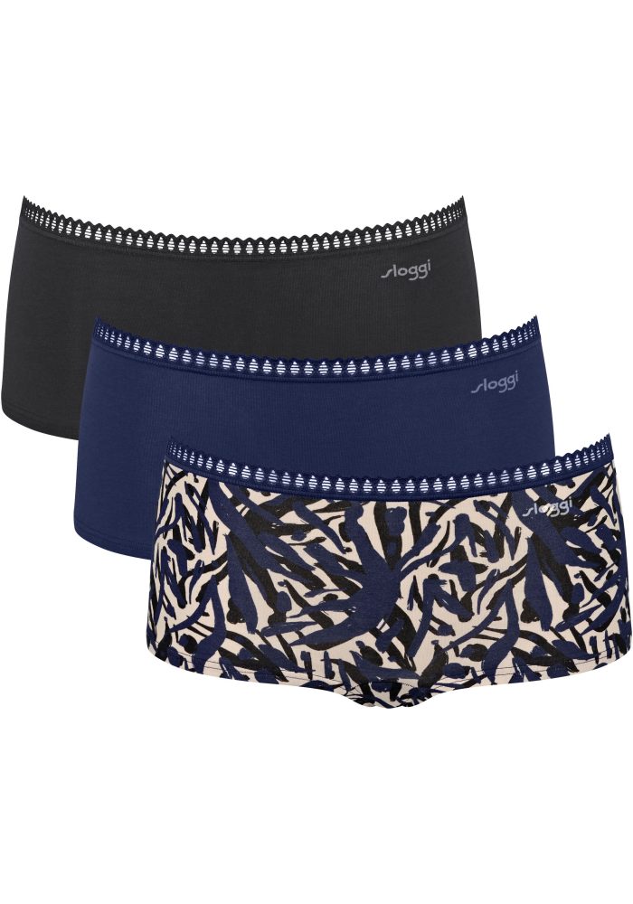 Sloggi - Triopack Hipster, für Damen, Multicolor, Größe XS